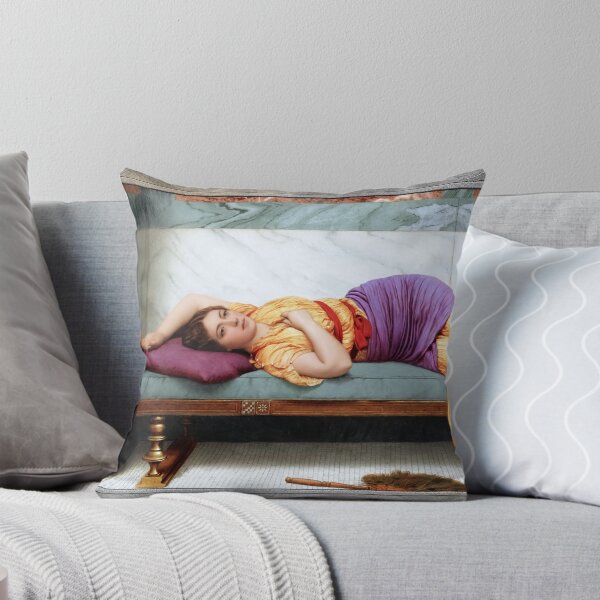 Item preview, The Day Dream by John William Godward Remastered Xzendor7 Classical Art Old Masters Reproductions designed and sold by Xzendor7 Digital Art Creations.