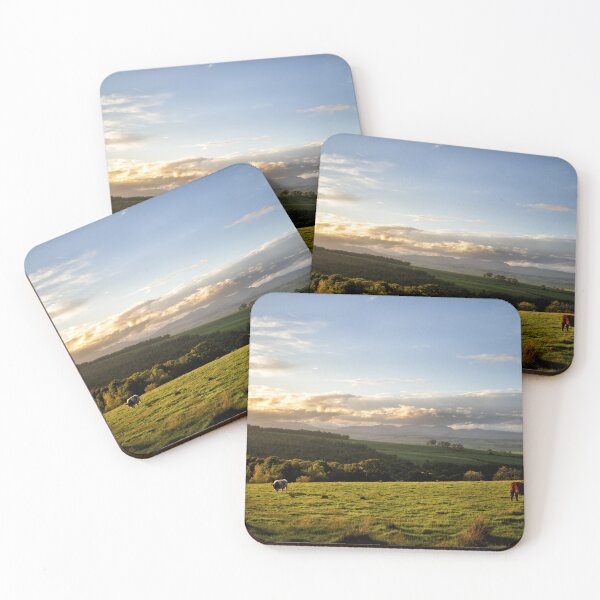Item preview, Cattle graze during a sunset looking towards the Trossachs, Scotland designed and sold by Richard Flint.