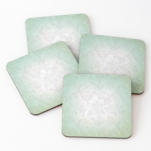 Item preview, Green Elegant Flower Look Damasks designed and sold by Gatterwe.