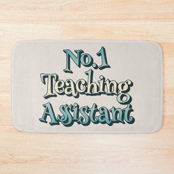Item preview, No1 Teaching Assistant Blue Rainbow Design designed and sold by TrulyEpoque.