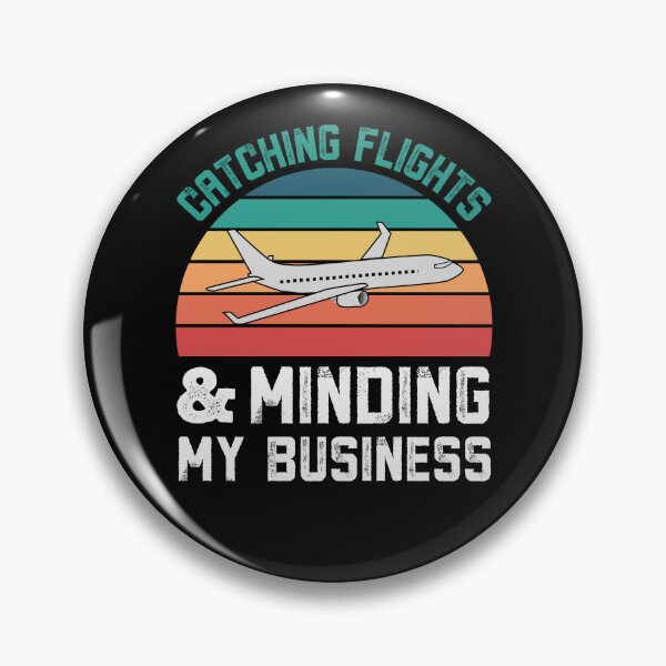 Item preview, Catching Flights And Minding My Business Vintage Distressed designed and sold by Nepaz-Designs.