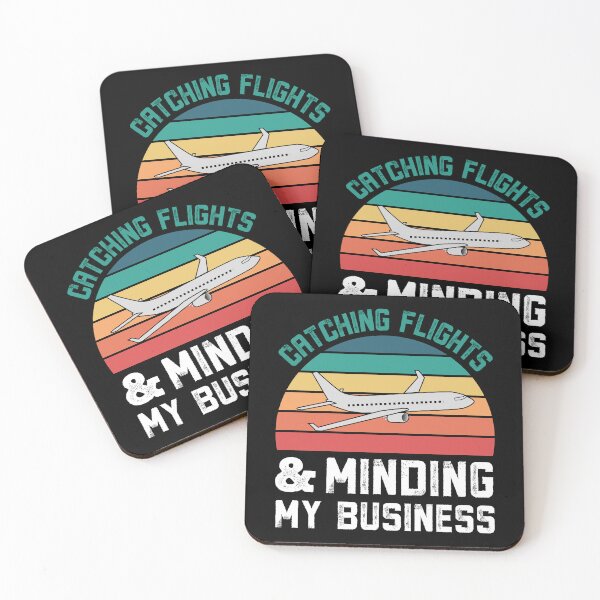 Item preview, Catching Flights And Minding My Business Vintage Distressed designed and sold by Nepaz-Designs.