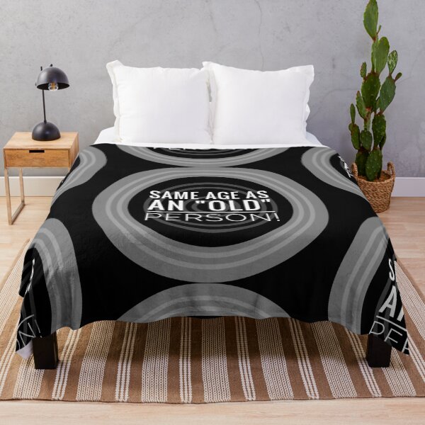 Item preview, Same Age as an Old Person by Jenny Meehan humourous slogan designed and sold by Jenny Meehan Art Prints and Patterns .