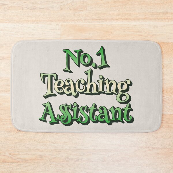 Item preview, No1 Teaching Assistant Green Rainbow Design designed and sold by TrulyEpoque.