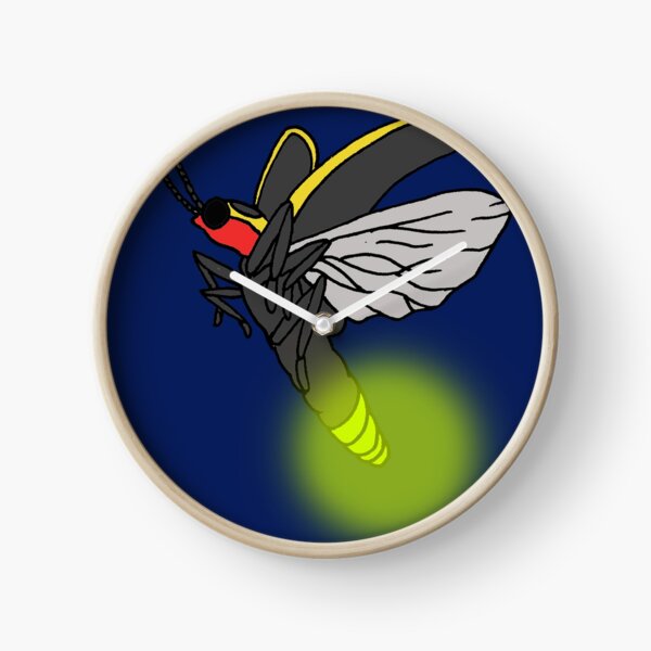 Catching Fireflies Clock