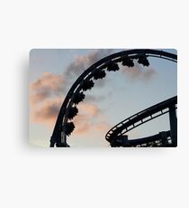 Manta at Seaworld Orlando During Sunset Canvas Print