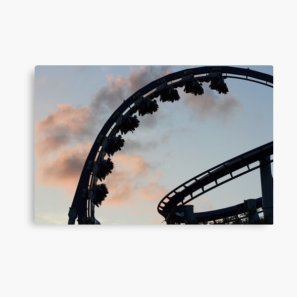 Manta at Seaworld Orlando During Sunset Canvas Print