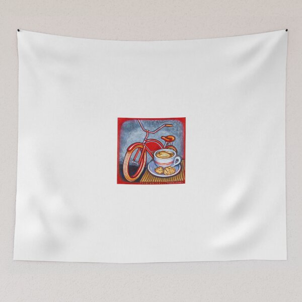 Item preview, Red Electra Delivery Bicycle Cappuccino and Amaretti designed and sold by markhowardjonesart.