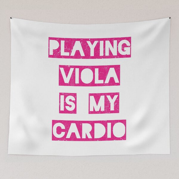 Item preview, Playing viola is my cardio | pink designed and sold by Gregg Brinkerhoff.