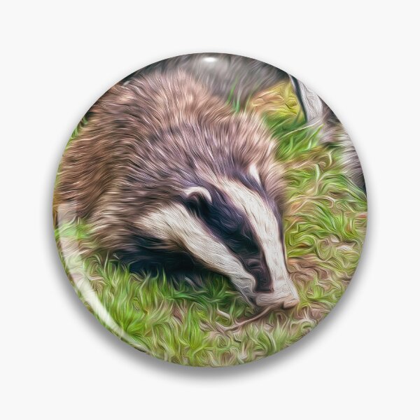 Item preview, Group of Badgers in nature designed and sold by friendlyfauna.