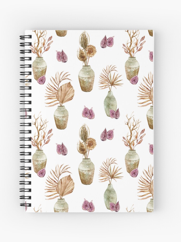 Watercolor Potted Boho Dried Plants Graphic by Tiana Geo