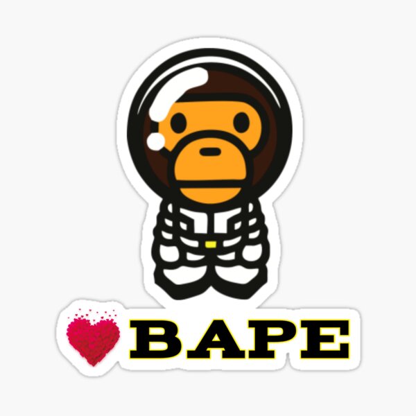 "Bape stickers bape stickers" Sticker for Sale by Desgin0001 Redbubble