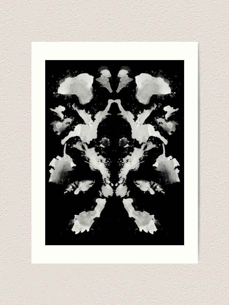 Rorschach Test, Abstract Designs - Magic Land Art Board Print for Sale by  klyngiant