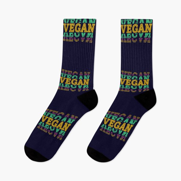 Item preview, Retro Vegan Fun Design in Green, Orange and Red designed and sold by GreenSlate.