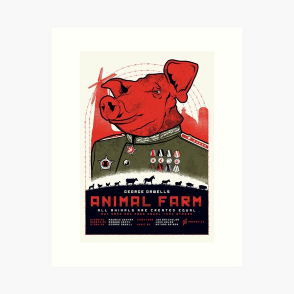 Affiche du film Animal Farm Impression artistique