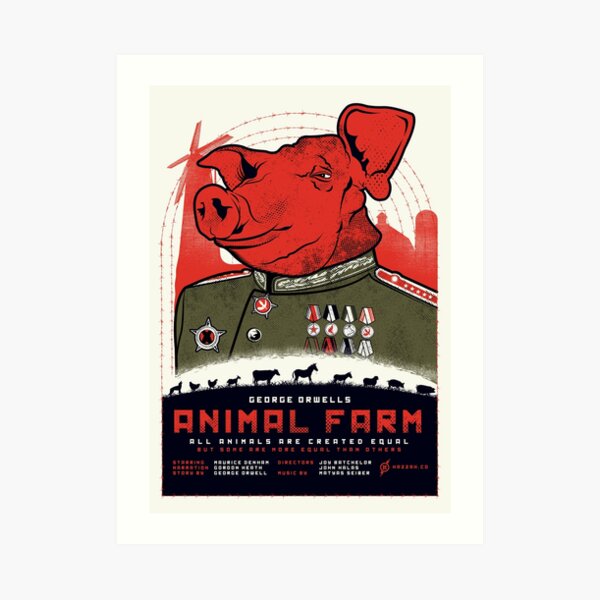 Animal Farm Movie Poster Art Print