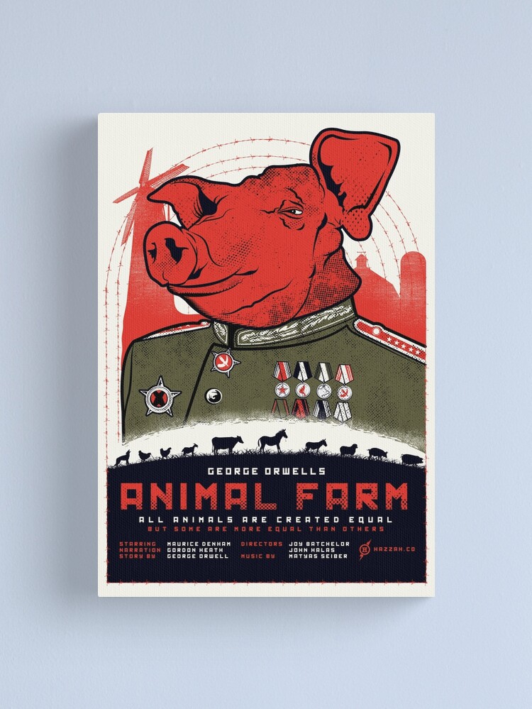 Alternate view of Animal Farm Movie Poster Canvas Print