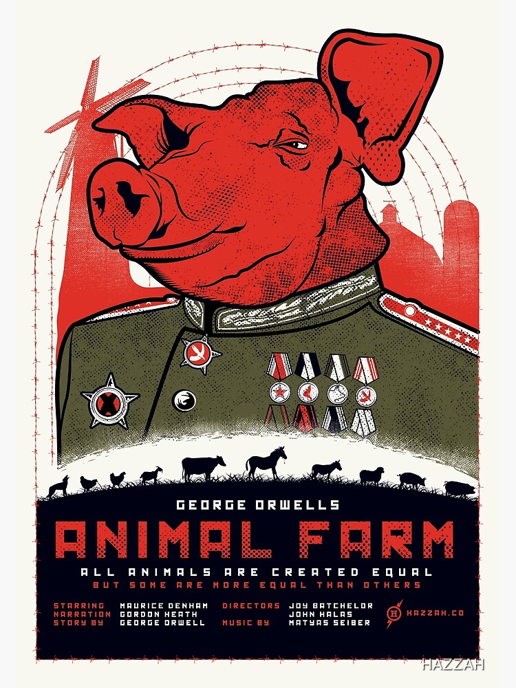 Animal Farm Movie Poster by HAZZAH