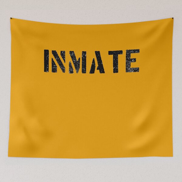 Item preview, Inmate Jail Costume T Shirt Cosplay Prison Distressed Orange Halloween designed and sold by funnytshirtemp.