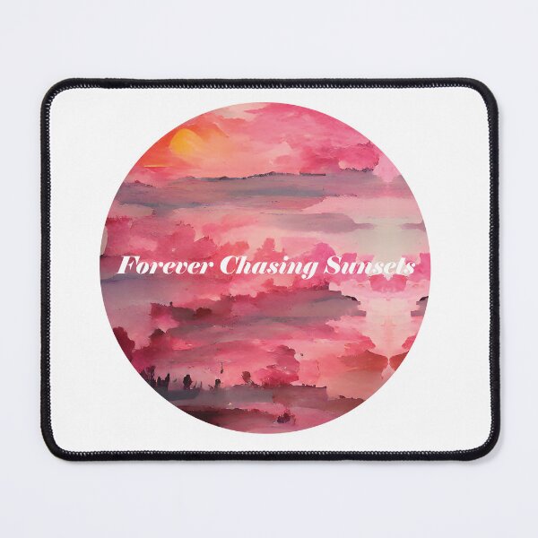 Item preview, Pink Sunset Painting - Forever Chasing Sunsets 3 designed and sold by Unaiza Khalid.