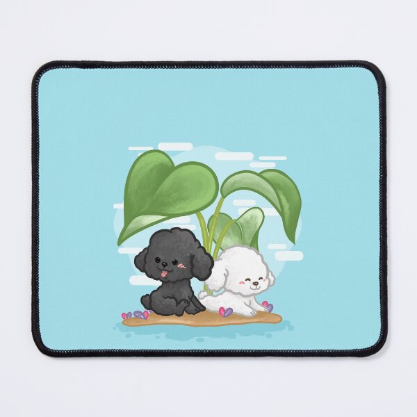 Item preview, Poodles Sitting Under the Big Leaves designed and sold by Khotekmei.