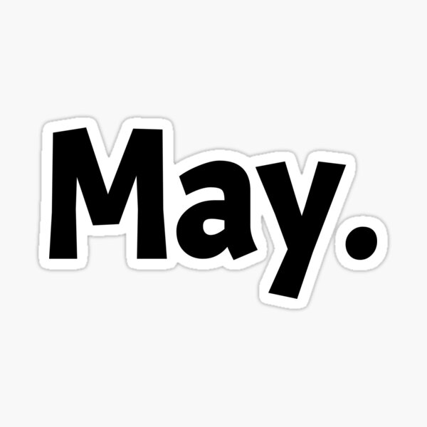 Item preview, May. designed and sold by Words-Artist.
