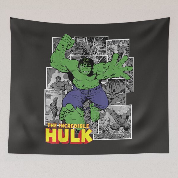 Item preview, Aven The Incredible Huk Comic Panel Portrait   designed and sold by warsawleyvaj.