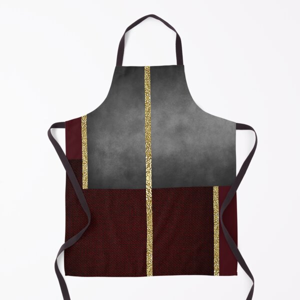Item preview, Patrón rojo oscuro y gris con rayas doradas. designed and sold by ambitiousmind22.