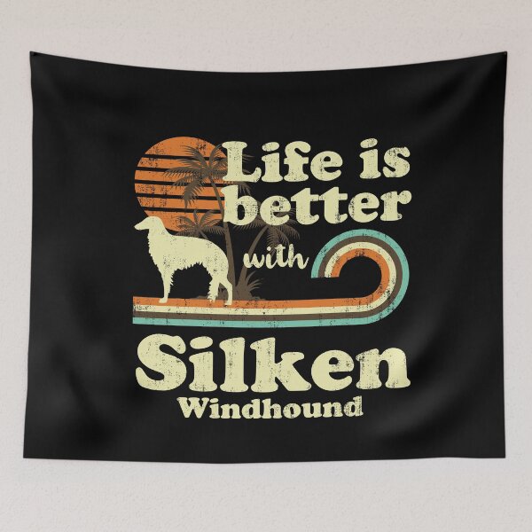 Item preview, Life is Better with Silken Windhound Vintage designed and sold by rafaeltto.