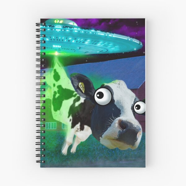 Item preview, Aliens Abducting Cow #420 designed and sold by ETVdesign.