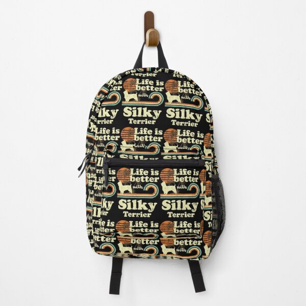 Item preview, Life is Better with Silky Terrier Vintage designed and sold by rafaeltto.