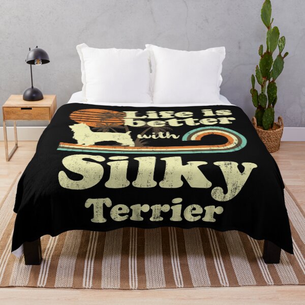Item preview, Life is Better with Silky Terrier Vintage designed and sold by rafaeltto.