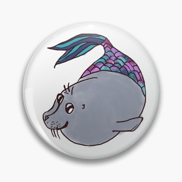 Item preview, Chunky Mermaid Seal  designed and sold by PrettyPage.