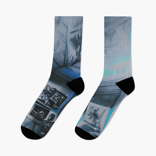 Item preview, AI Generated Art, Blue Vintage Aesthetic Charcoal Drawing designed and sold by ACC .