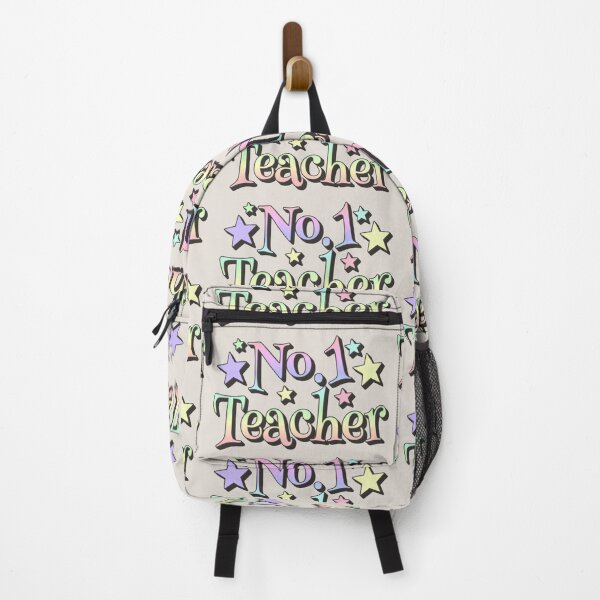 Item preview, No1 Teacher Pastel Rainbow And Stars Design designed and sold by TrulyEpoque.