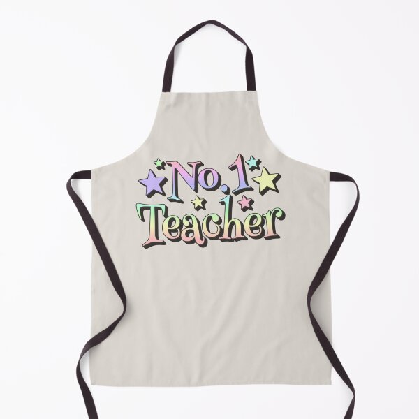 Item preview, No1 Teacher Pastel Rainbow And Stars Design designed and sold by TrulyEpoque.
