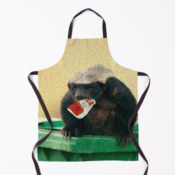 Item preview, Funny Honey Badger in a Bin designed and sold by friendlyfauna.
