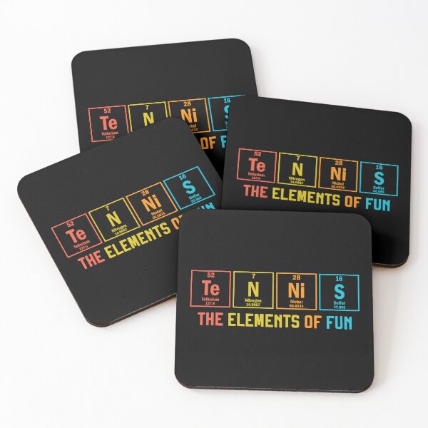 Item preview, Tennis Periodic Table of Elements Funny Chemistry Nerd designed and sold by grinta2021.