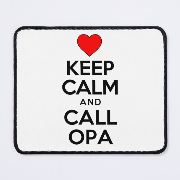 Item preview, Keep Calm Call Opa German Grandfather Cute Heart designed and sold by jaycartoonist.