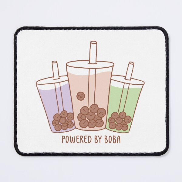 Item preview, Cute Powered by Boba Milk Tea designed and sold by noryushi.