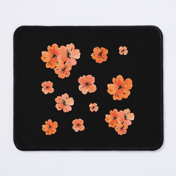 Item preview, Little Orange Watercolor Flowers designed and sold by lorraineadlt.