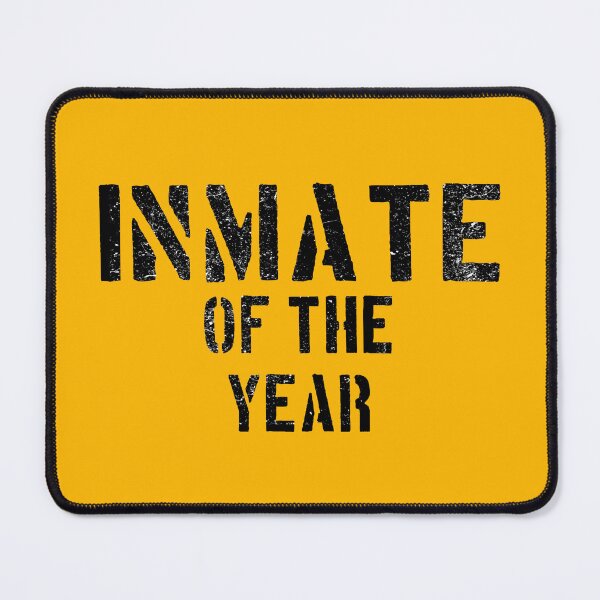 Item preview, Inmate of the year Jail Costume T Shirt Cosplay Prison Distressed Orange Halloween designed and sold by funnytshirtemp.