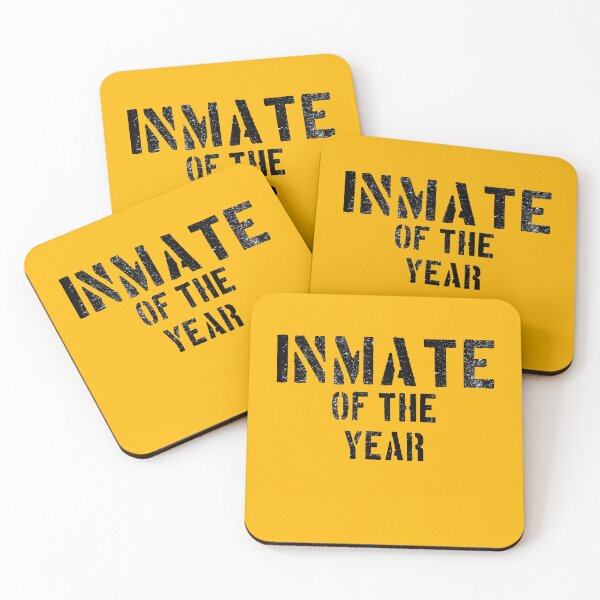 Item preview, Inmate of the year Jail Costume T Shirt Cosplay Prison Distressed Orange Halloween designed and sold by funnytshirtemp.