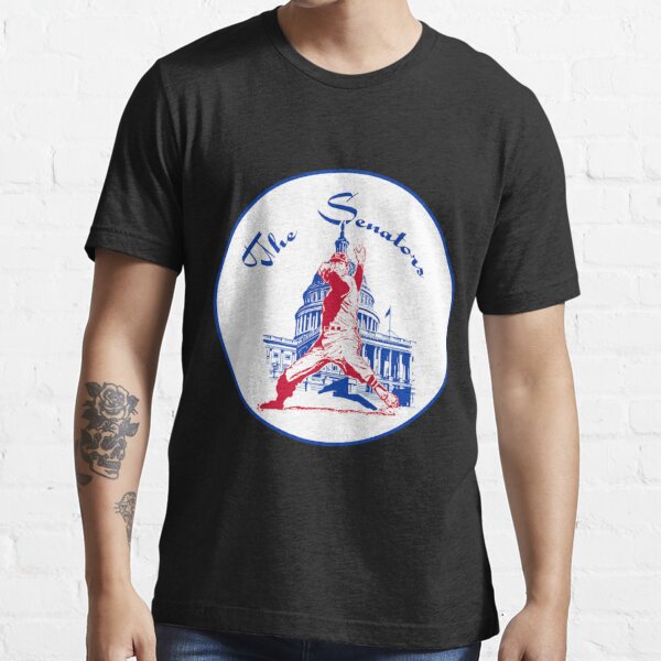 1961 Washington Senators Artwork: Men's Premium Blend Ring-Spun Long-Sleeve  T-Shirt