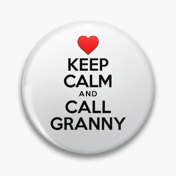 Item preview, Keep Calm Call Granny Grandmother Cute Heart designed and sold by jaycartoonist.