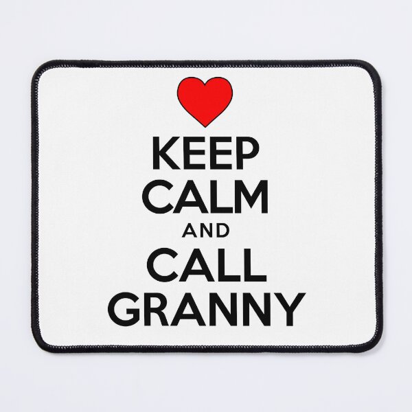 Item preview, Keep Calm Call Granny Grandmother Cute Heart designed and sold by jaycartoonist.