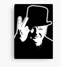 V sign, Victory, V, 1943, WWII, Winston, Churchill, British prime minister, Canvas Print