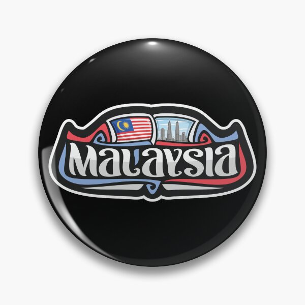 Item preview, Malaysia Flag Travel Souvenir Sticker Logo Badge designed and sold by TeeHome.