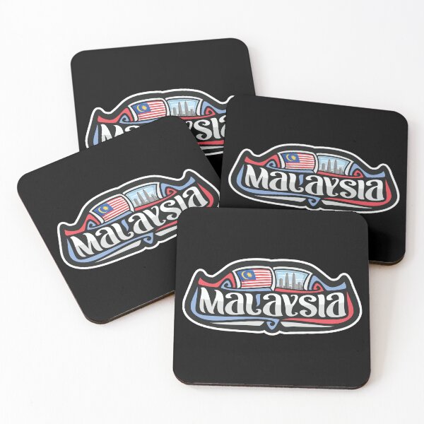 Artikelvorschau, Malaysia Flag Travel Souvenir Sticker Logo Badge entworfen und verkauft von TeeHome.