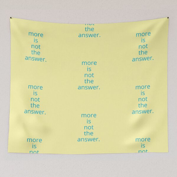 Item preview, more is not the answer. designed and sold by vn.